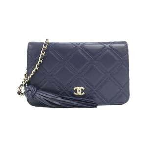 CHANEL Blue Wallet